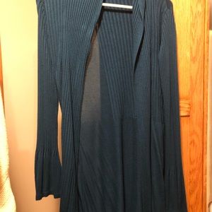 Teal M cardigan